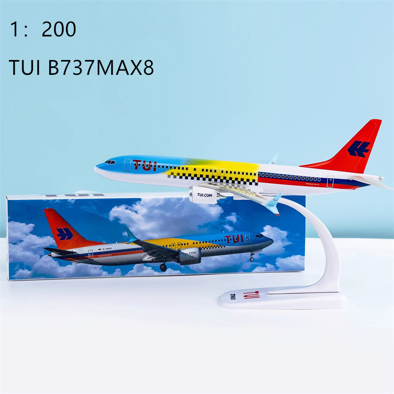 Model Airplane Plastic - Modèle 1:200/Lufthansa/TUIB737/ETHIOPIAN/QATAR/IBERIA/Émirats/RYANAIR, assemblage d'avion, affichage d'avion