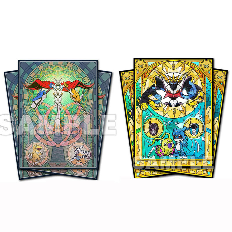 Card Penny Sleeve - 60 pièces/ensemble Digimon Adventure Omegamon Imperialdramon