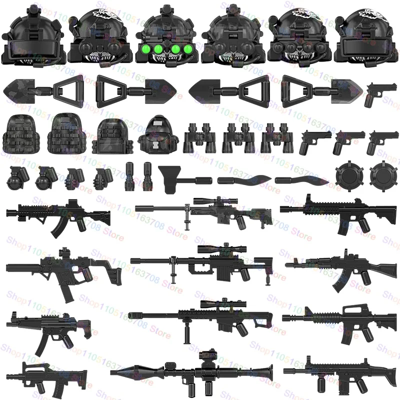 MOC – figurines de soldats mil - Lego Minifigure Holder avis et prix